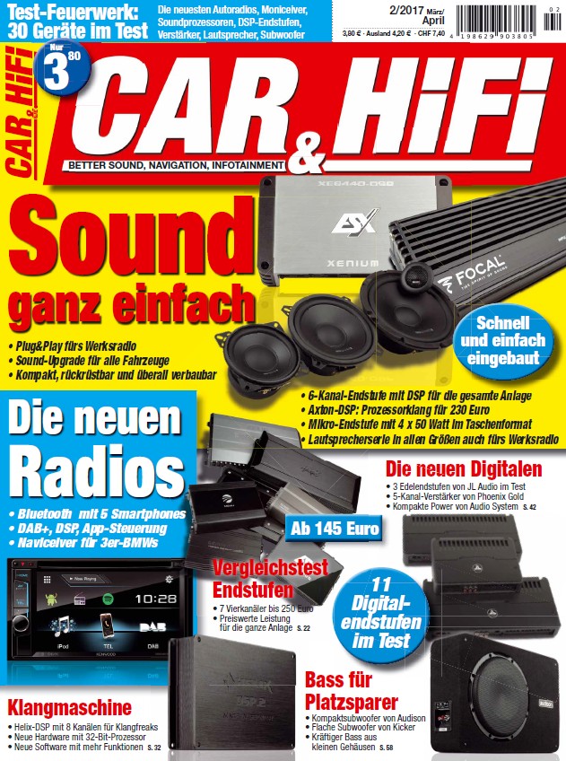 Car-Media In der neuen „CAR&HIFI“: Test-Feuerwerk mit 30 Geräten - Toller Sound schnell eingebaut - News, Bild 1