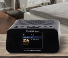 HiFi Internetradio-Hybridwecker von Albrecht - Digitalradio, App-Steuerung und Farbdisplay - News, Bild 1