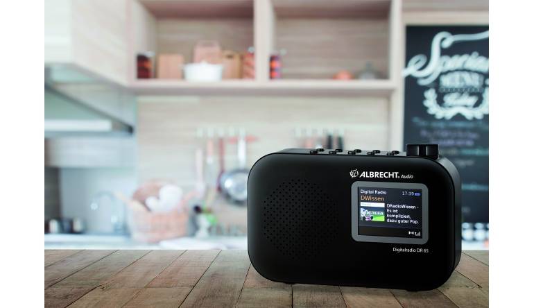 HiFi Kompaktes Digitalradio mit Farbdisplay und Akku - Infos zu Wetter und Musik - News, Bild 1