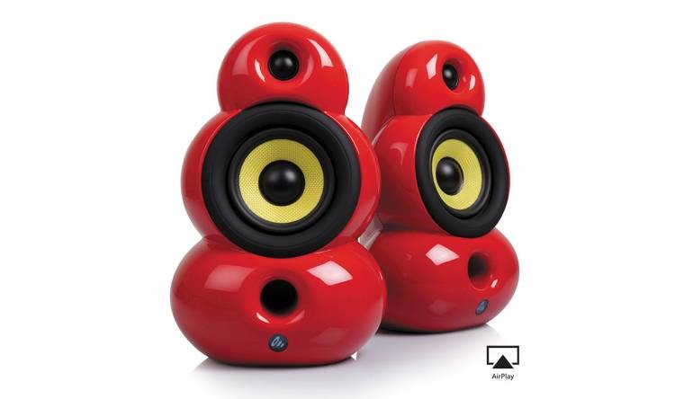 HiFi PodSpeakers „SmallPod Air“ mit AirPlay-Unterstützung - Rot, Weiß und Schwarz - News, Bild 1